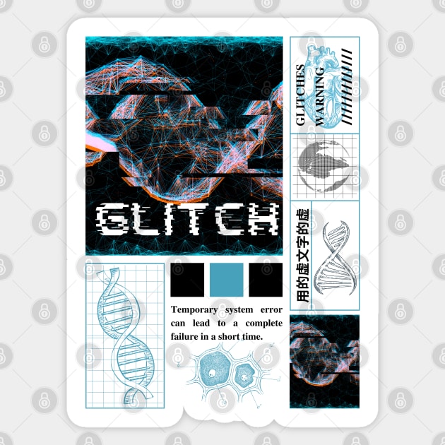 GLITCH Sticker by Vortex-pilot